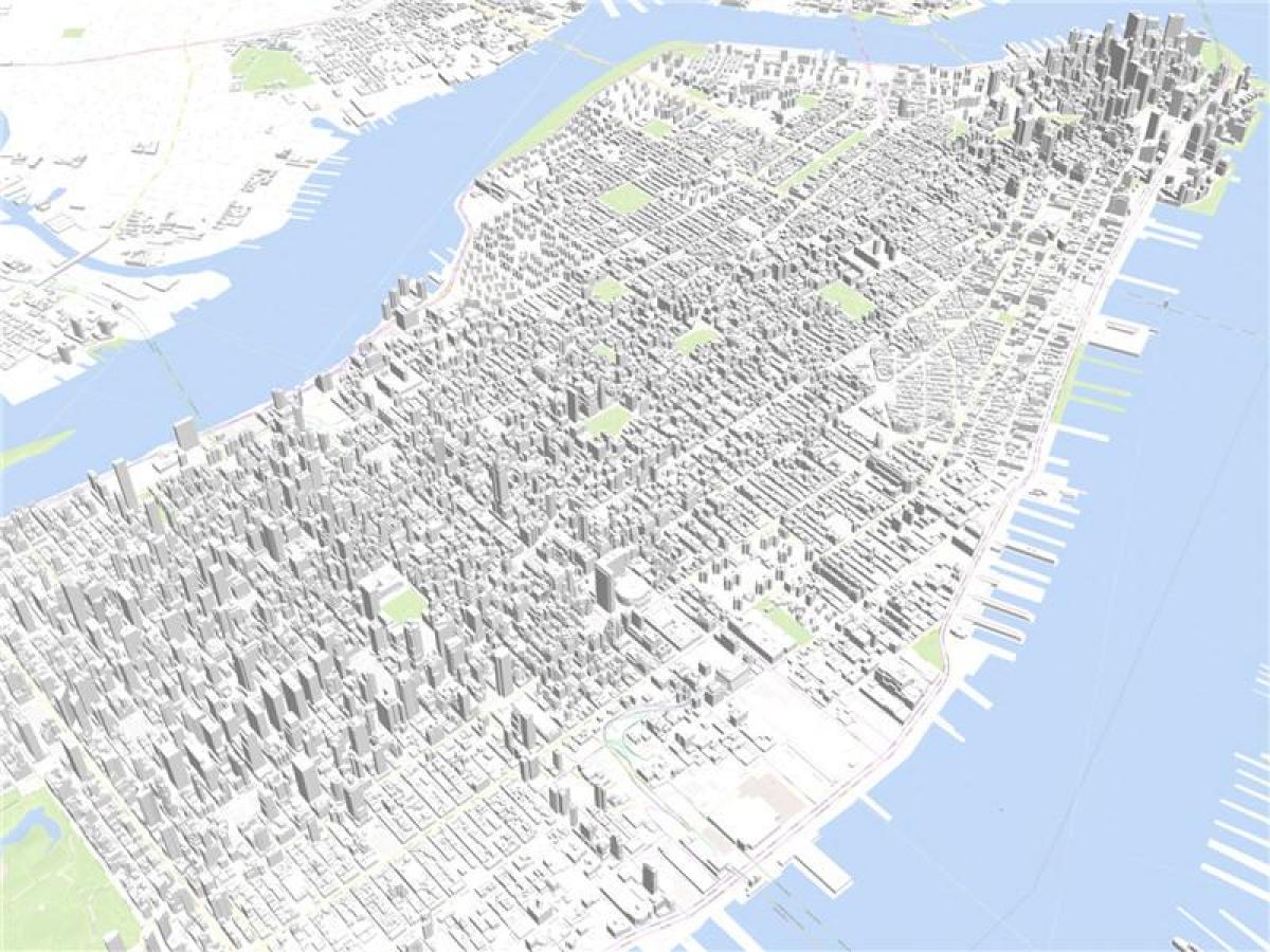 Manhattan 3d kaardil