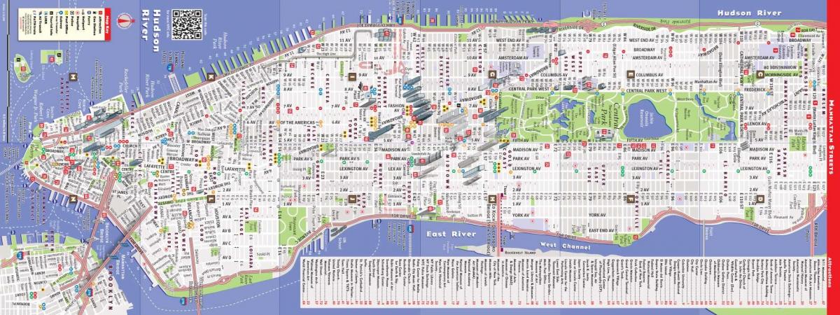 üksikasjalik kaart Manhattan ny