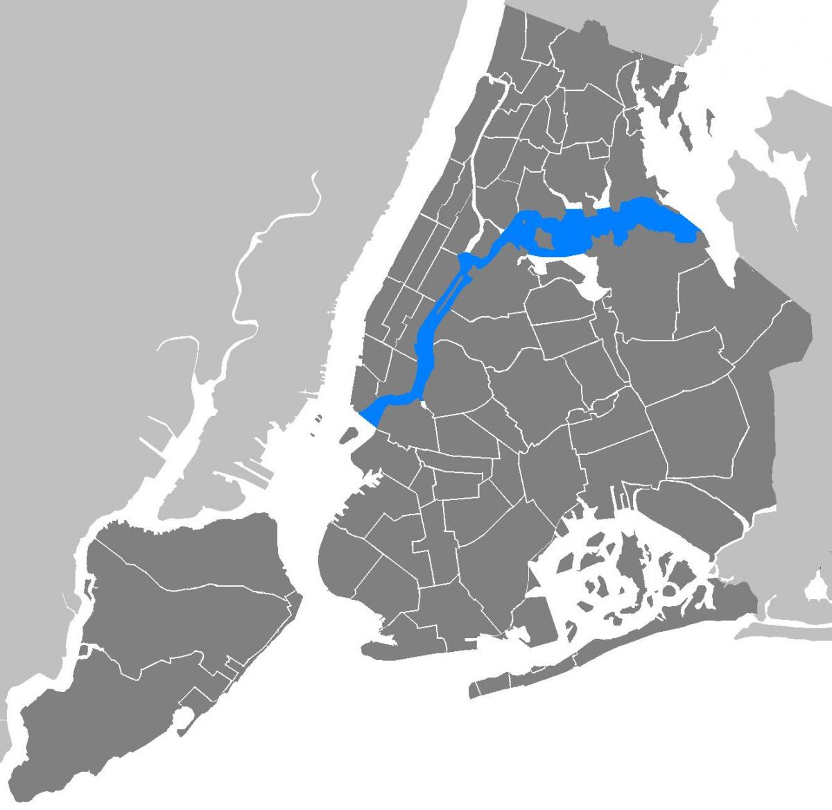 kaart Manhattan vector