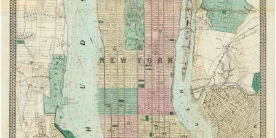 Ajalooline Manhattan kaardid