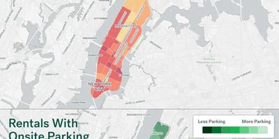 NYC tänaval parkimine kaart Manhattan